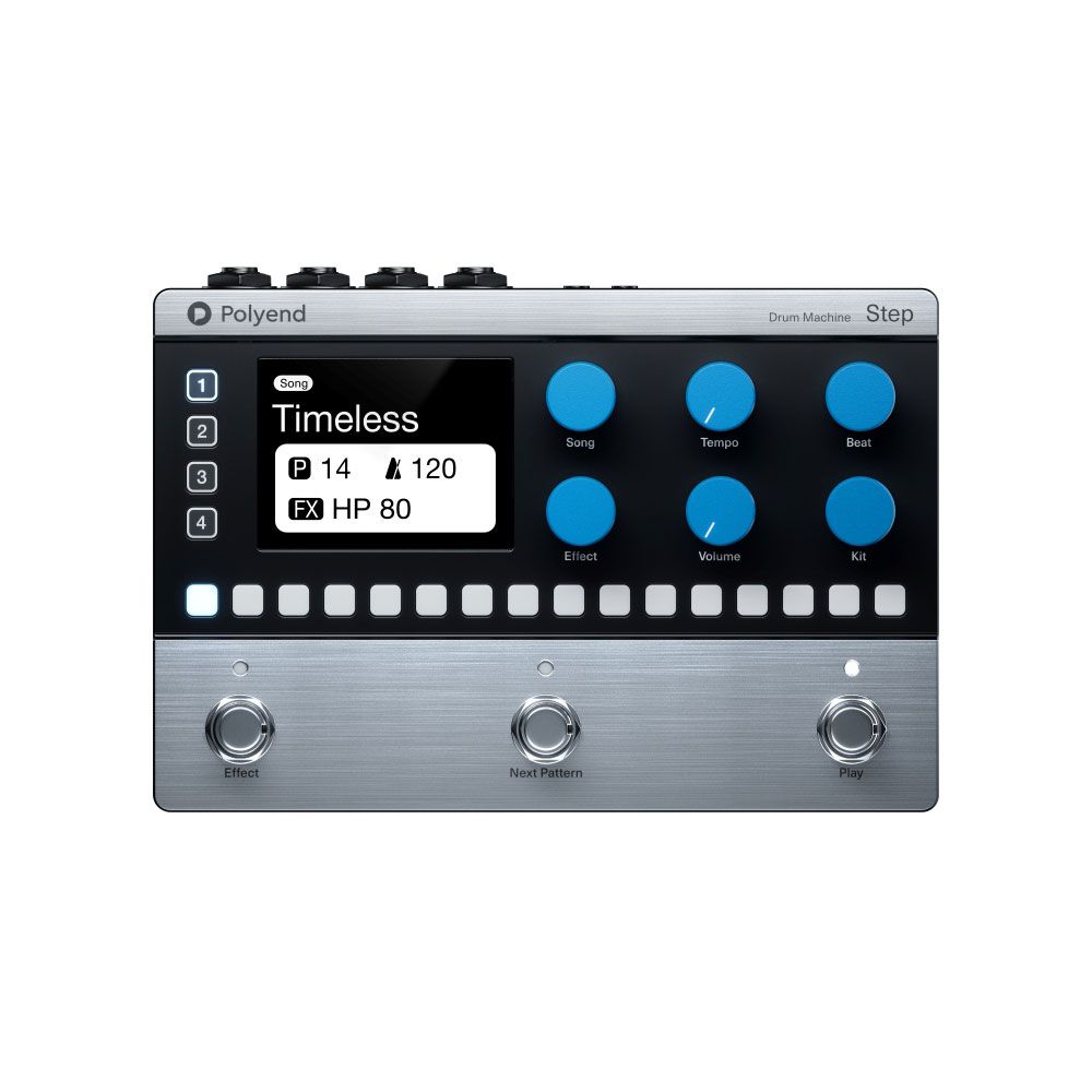Polyend Step Programmable 4- Track Drum Machine in Pedal Form - Image 1
