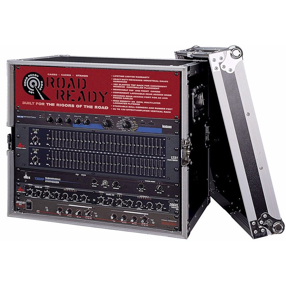 Road Ready RR10UED 10U Deluxe Effect Rack System - Image 1