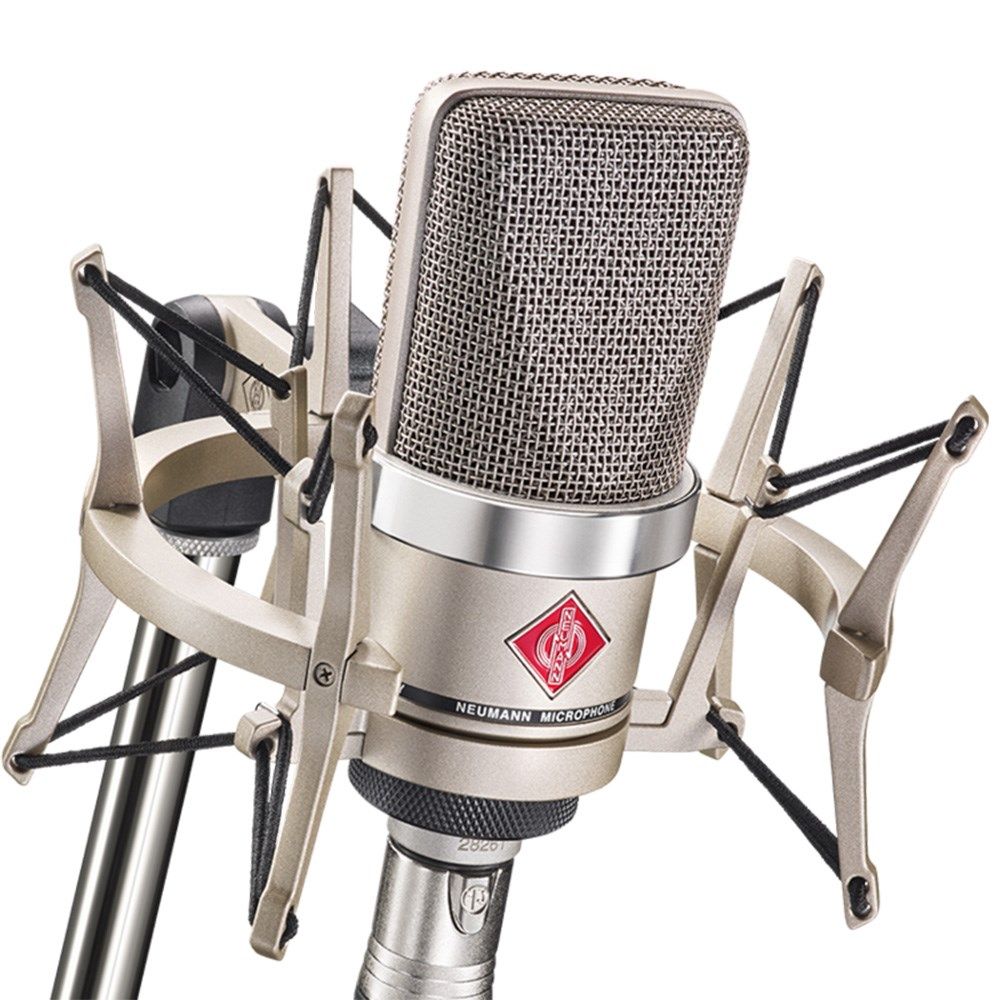 Neumann TLM102 Large Diaphragm Condenser Microphone Studio Set (Nickel) - Image 1