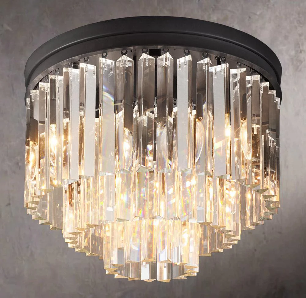 Vintage 1920s Odeon Style 20" Flush Mount - Image 3