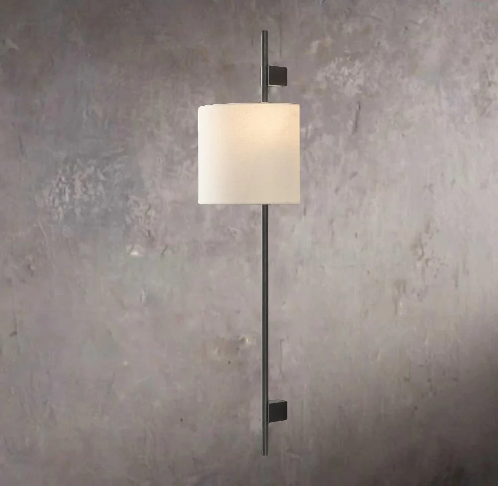 Velas Circular Bar Wall Sconce - Rounded Shade - Image 3