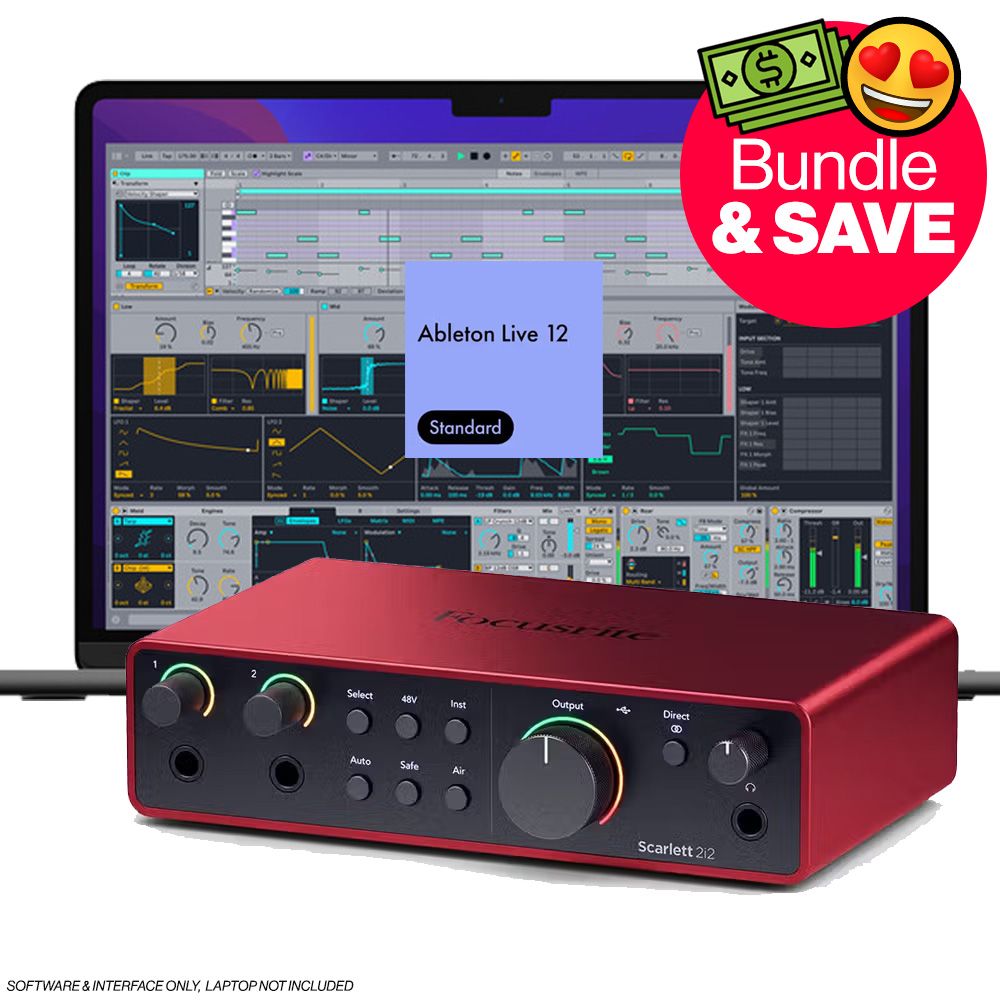 Focusrite Scarlett 2i2 Gen 4 w/ Ableton Live 12 Standard - Image 1