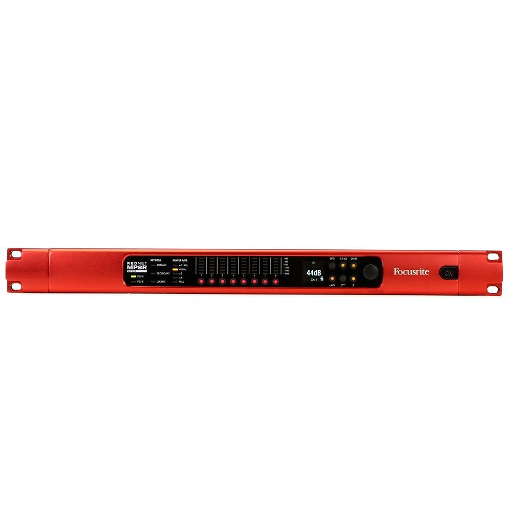 Focusrite RedNet MP8R 8-Channel Remote-Controlled Mic Pre/AD Interface for Dante - Image 1
