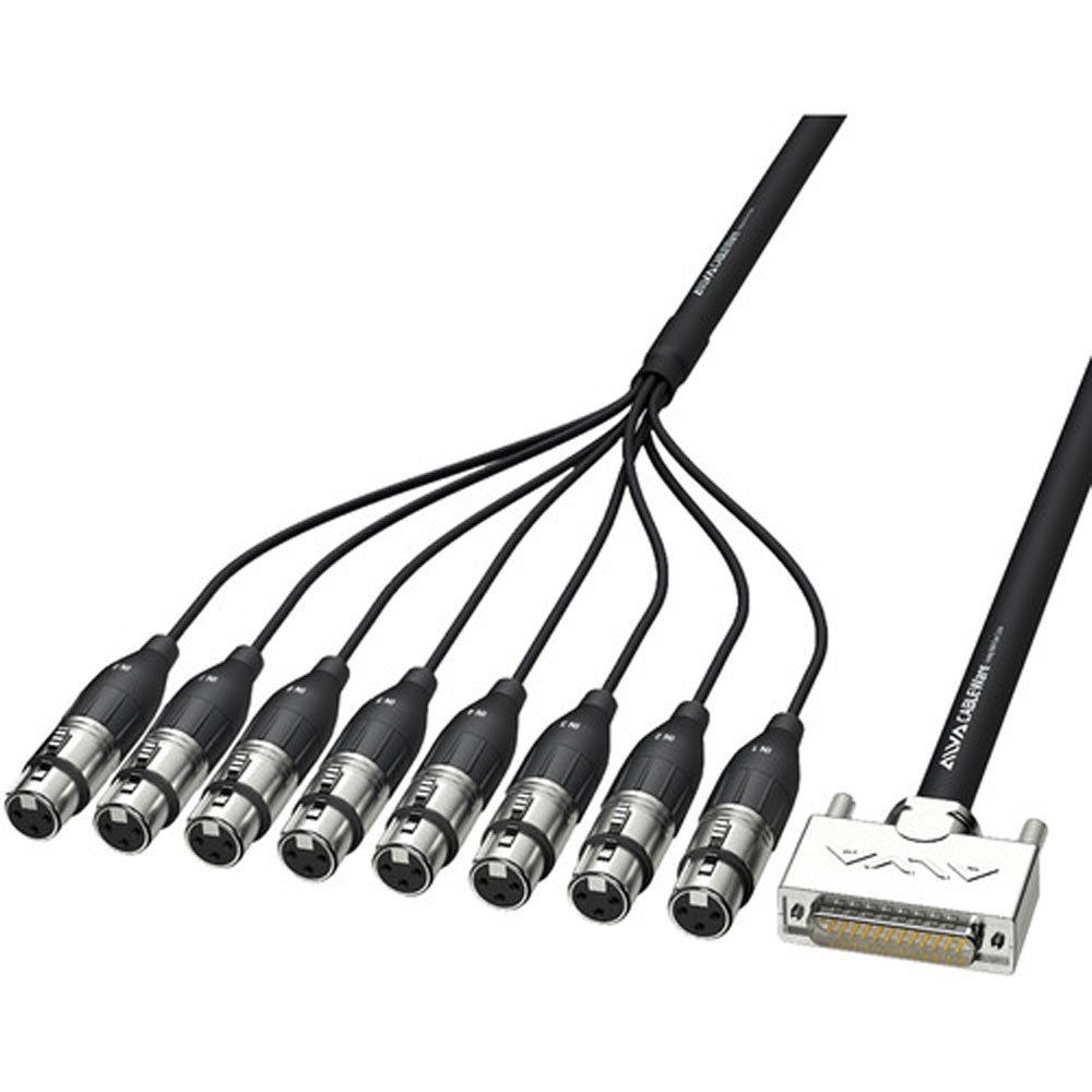 Alva Pro Series DB25 8x XLR(F) Cable (3m) - Image 1