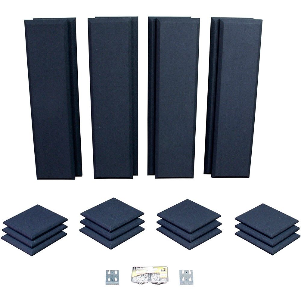 Primacoustic London 10 Room Kit 20-Pack-12 Scatter Blocks 8 Control Columns (Black) - Image 1