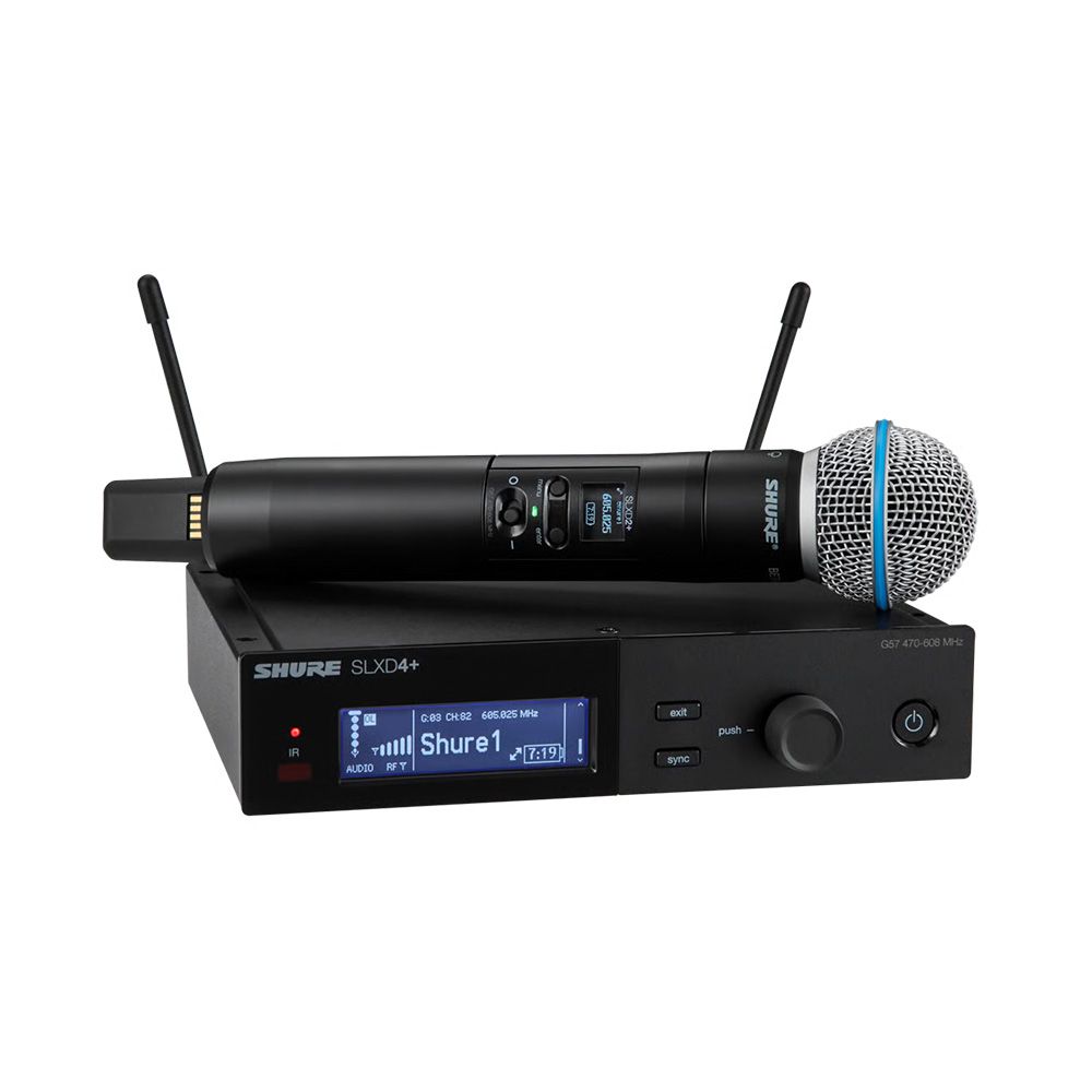 Shure SLX-D-24/B58 Digital Beta 58 Handheld Wireless System (H58 Band) - Image 1