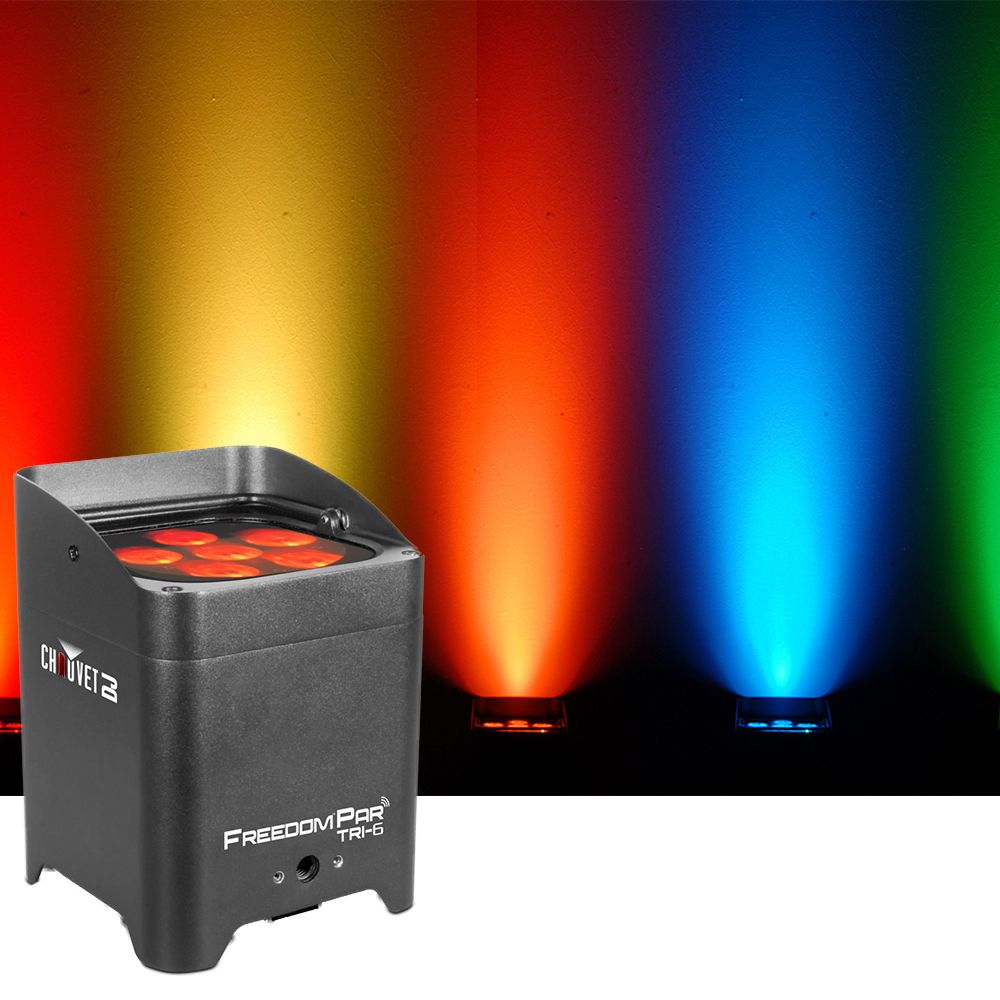 Chauvet DJ Freedom Par Tri 6 LED Accent Light Tri Colour - Image 1