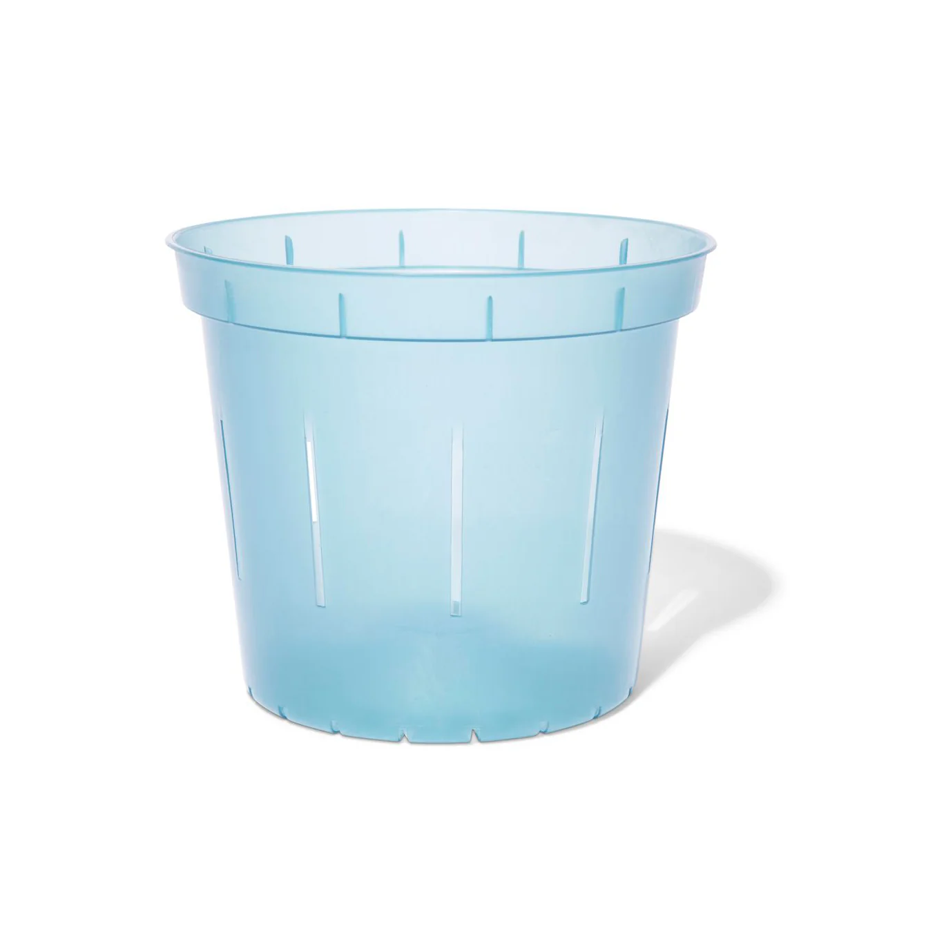 5″ Blue Sapphire Slotted Orchid Pot