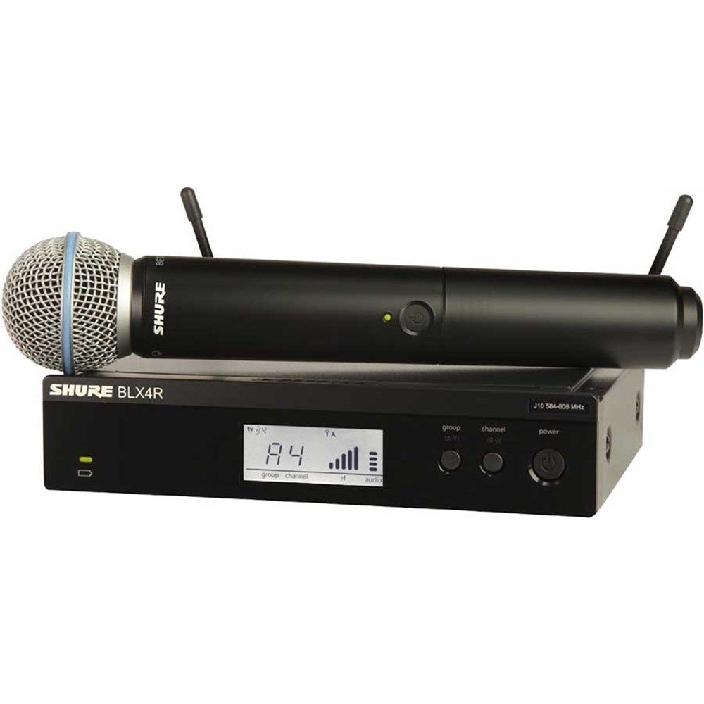 Shure BLX24R / Beta58 Handheld System (Rack) M17 - Image 1