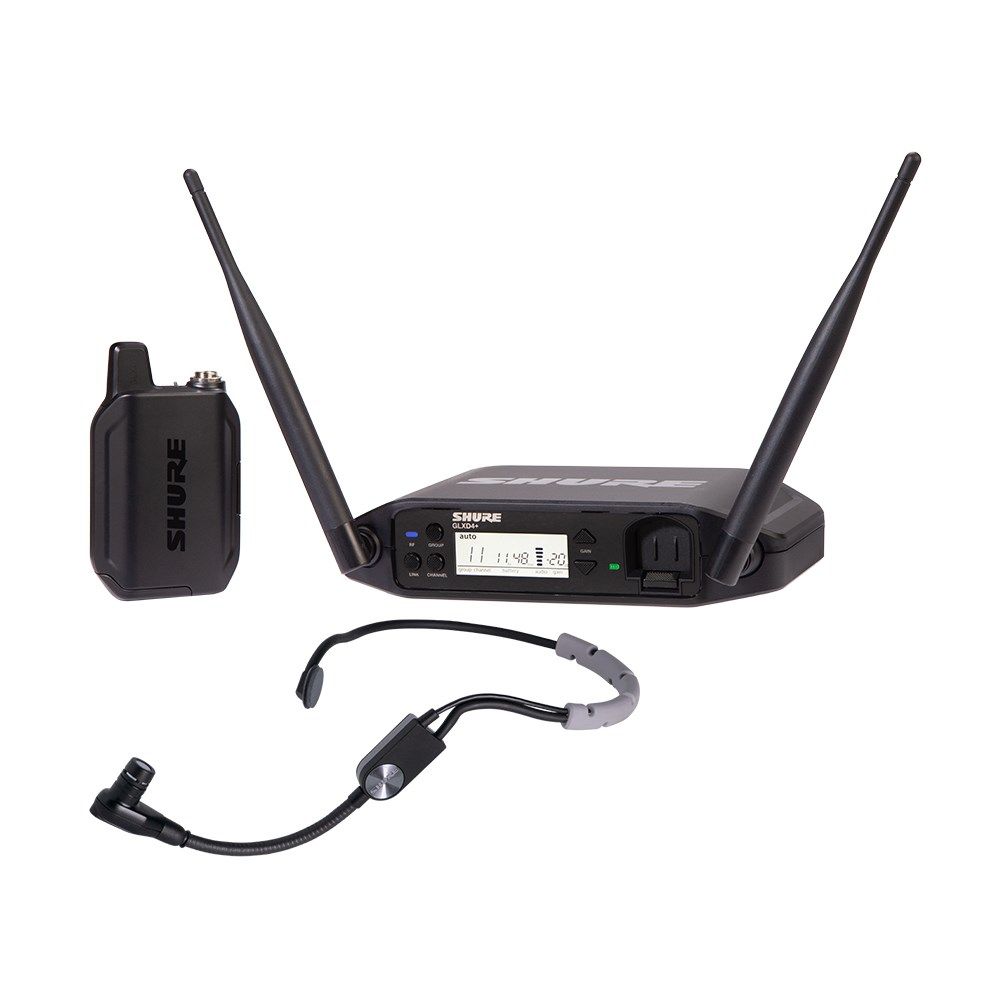 Shure GLXD14+ / SM35 Digital Wireless Headset System w/ SM35 Headset Microphone - Image 1
