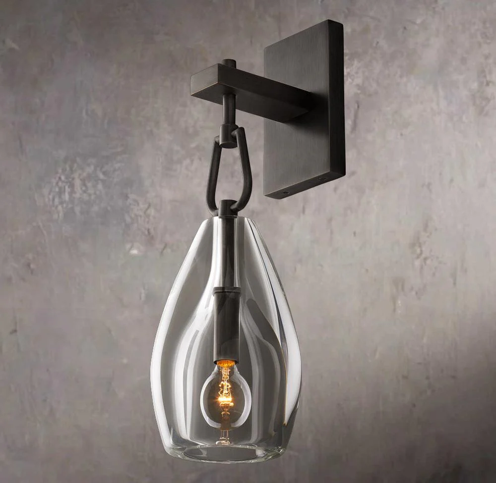 Botanical Fluted Wall Sconce - Image 3
