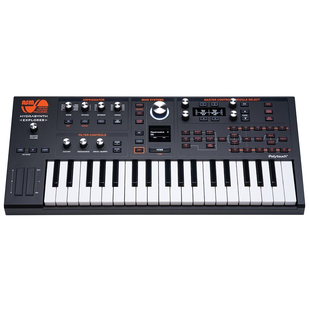 ASM Hydrasynth Explorer Compact 8 Voice Synthesizer w/ Polyphonic Aftertouch - Image 1