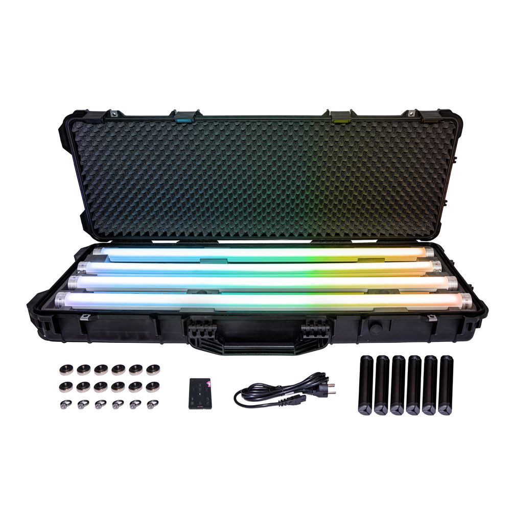 Ape Labs Neon Tube Tour Pack w/ 6x PIX Lights inc Tour Box - Image 1