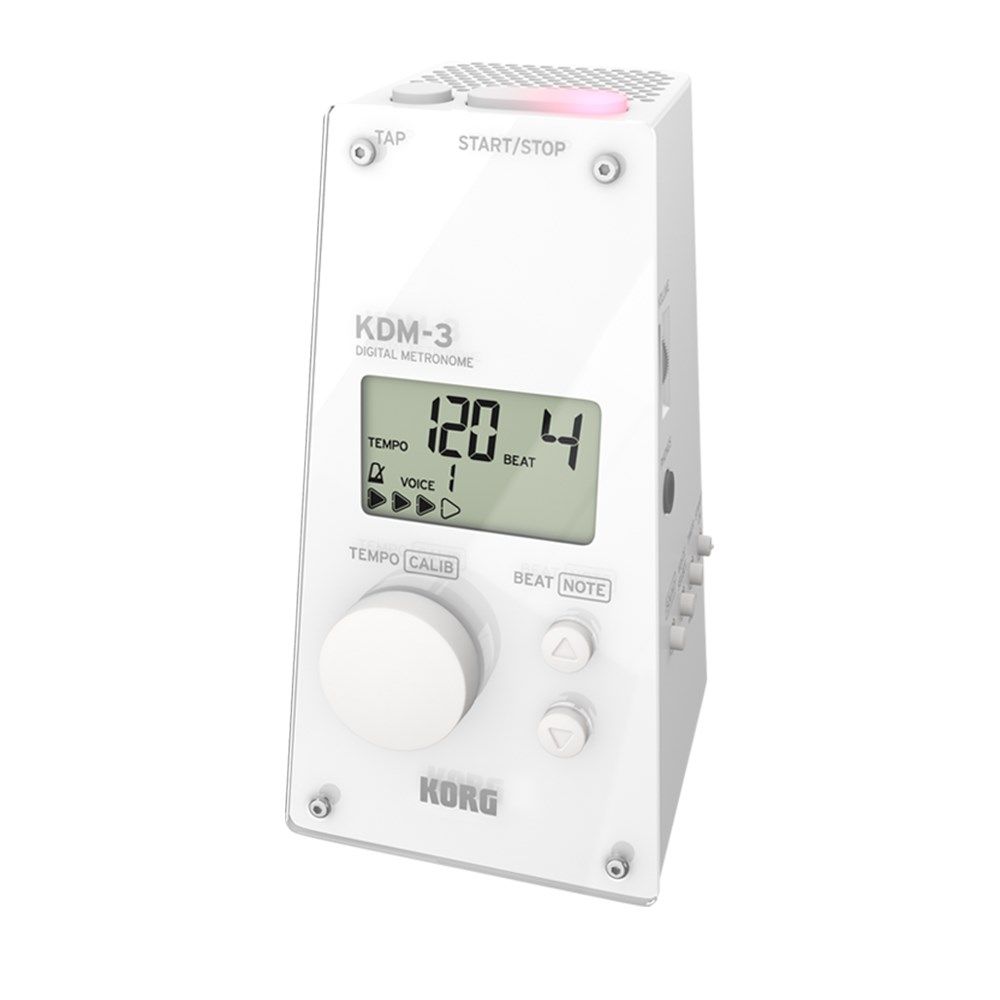 Korg KDM-3 Digital Metronome (White) - Image 1