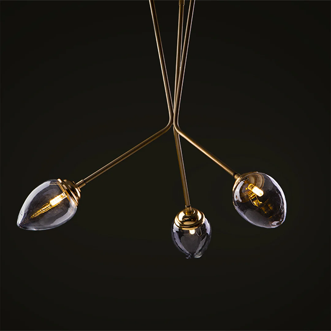 مصباح سقف ثلاثي - 70×70سم - ULC27 - Image 1