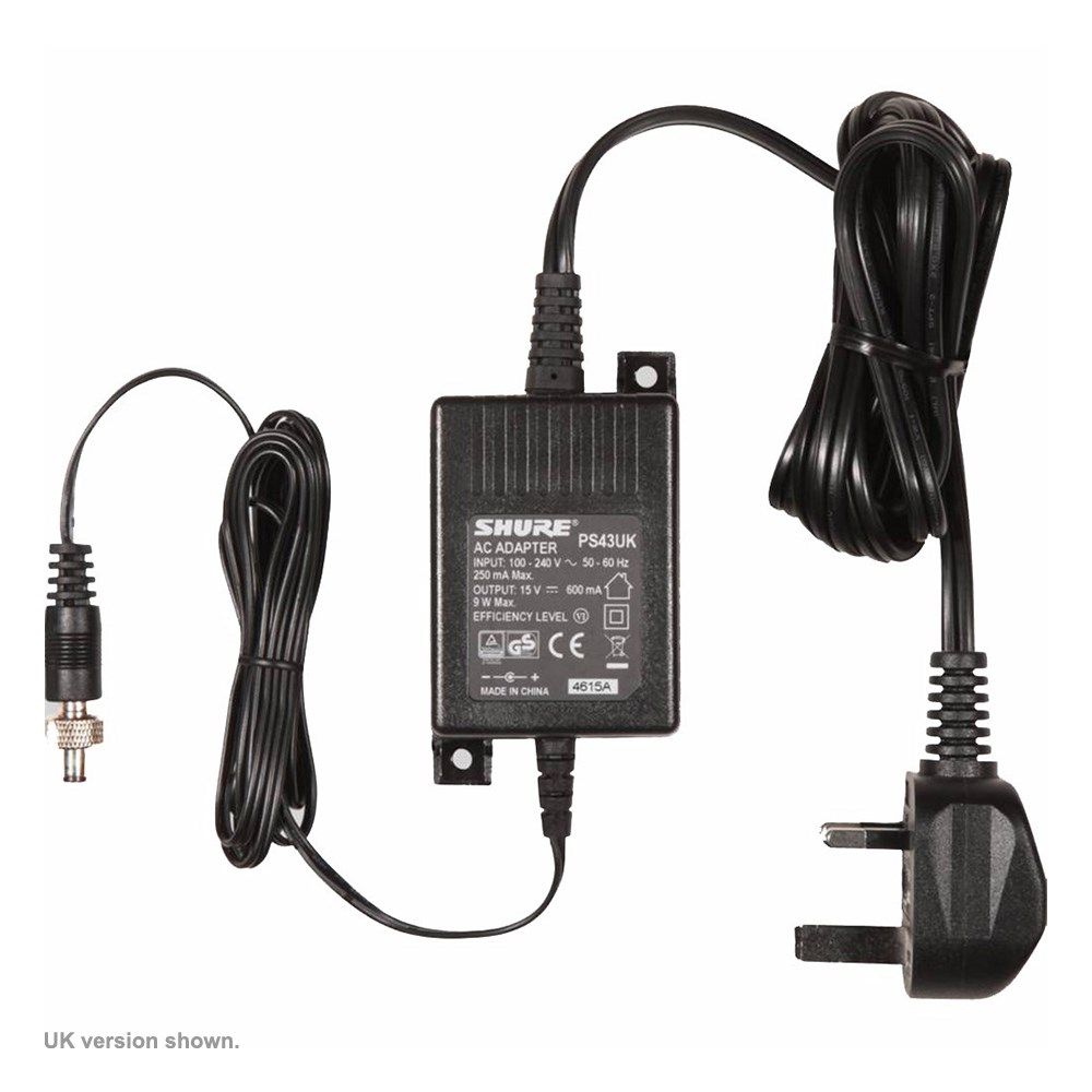 Shure PS43 15v Screw Lock Power Supply for GLXD - Image 1