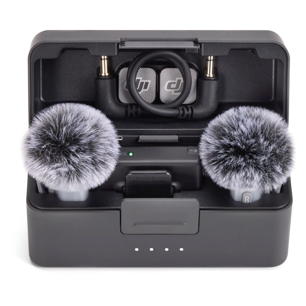 DJI Mic Mini 2 Wireless Mic w/ 2x Transmitter & 1x Receiver inc Charging Case - Image 1