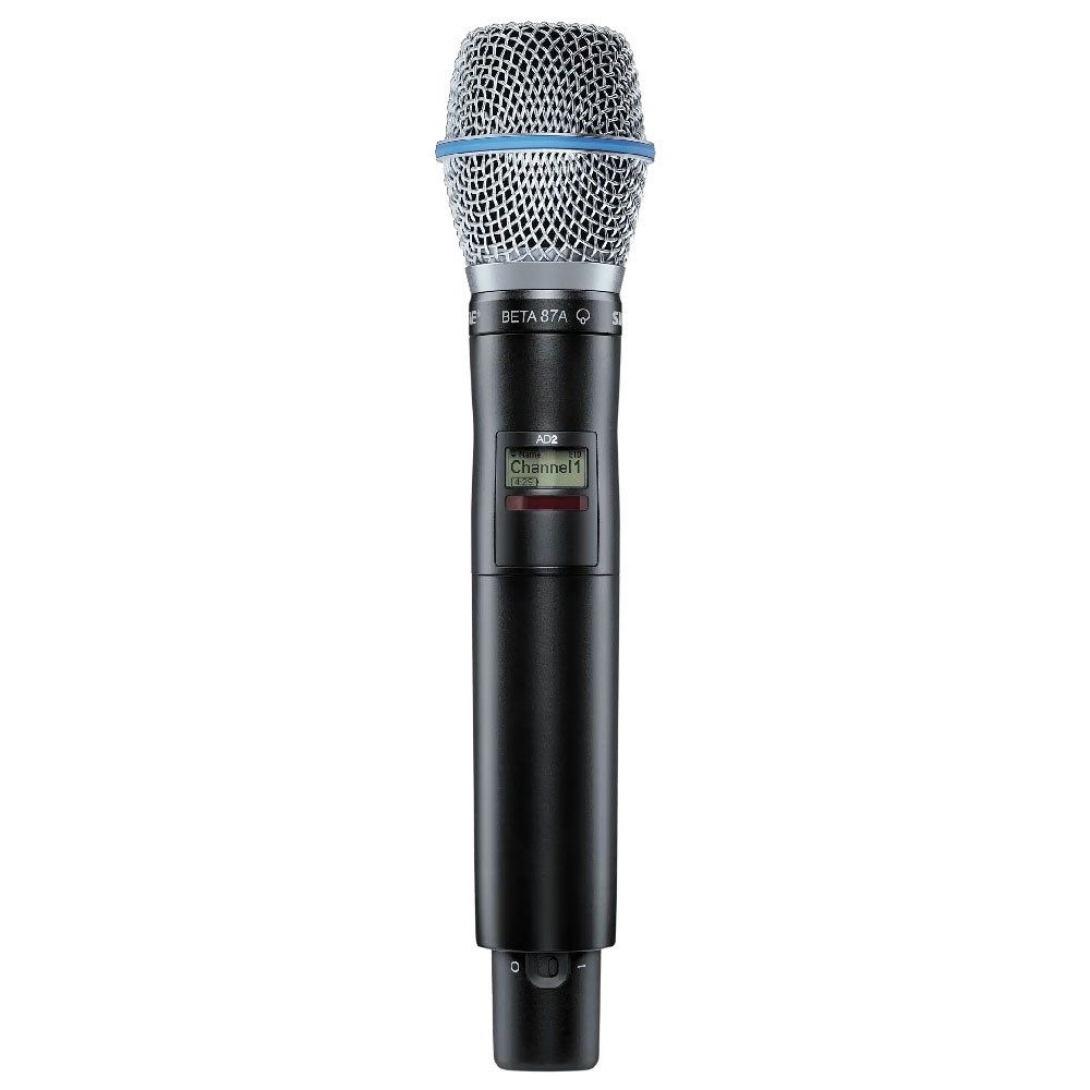 Shure Axient Digital Handheld Transmitter AD2/Beta 87A (Band H54 520-636MHz) - Image 1