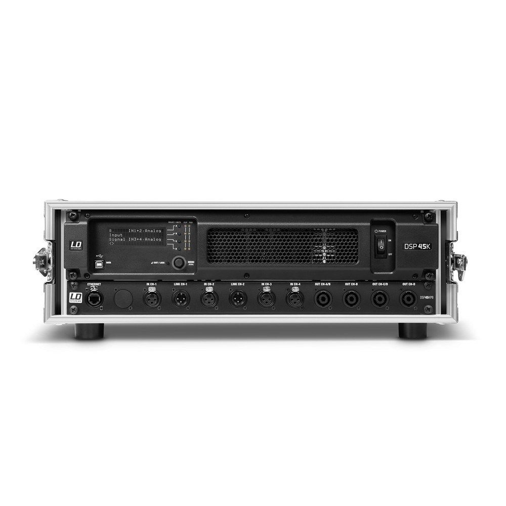 LD Systems DSP45 4-Channel Dante DSP Power Amp & Patchbay in 19" Rack - Image 1
