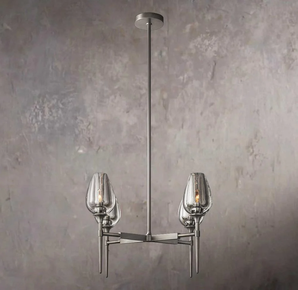 Tulips Circular Chandelier 27" - Image 2