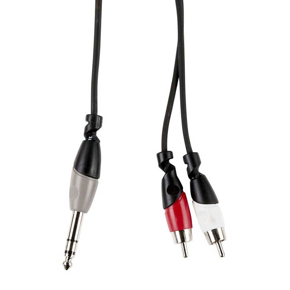 Ashton RCA24S Stereo 1/4" TRS to Dual RCA (2m) - Image 1