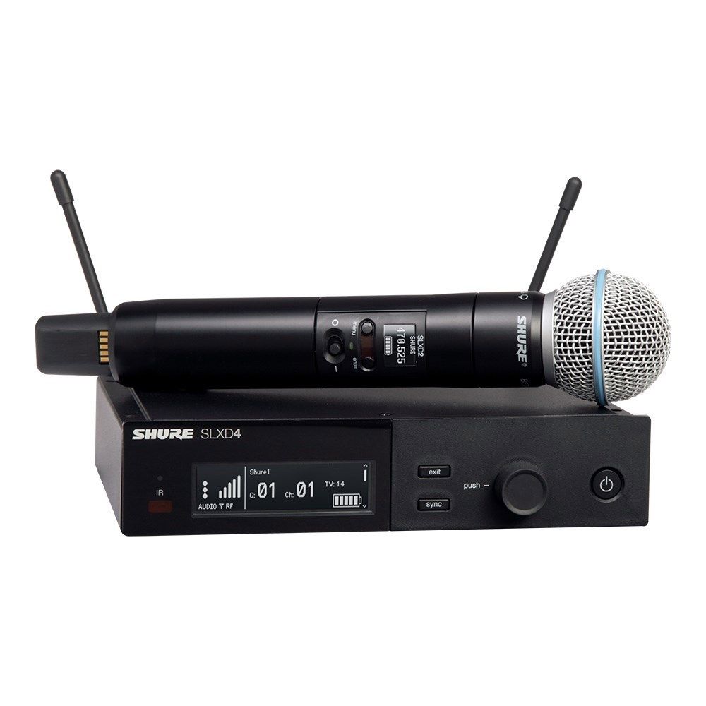Shure SLX-D-24/B58 Digital Beta 58 Handheld Wireless System (H57 Band) - Image 1
