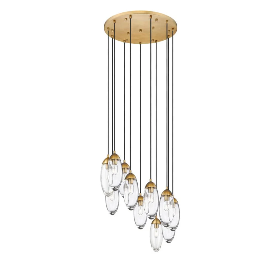 Z-Lite Arden 11 Light 24" Wide Suspension Multi Light Pendant - Image 1