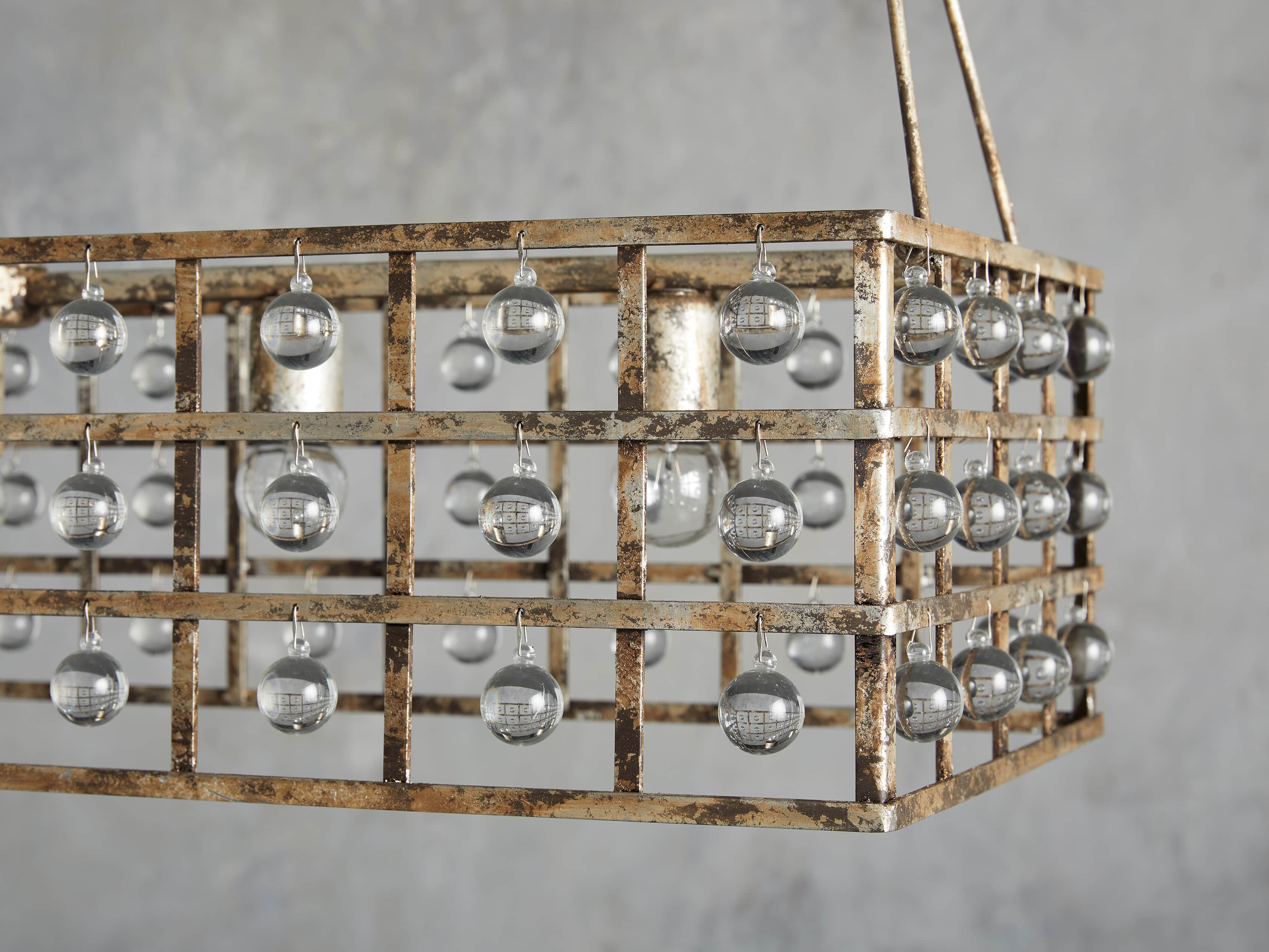 La Cage 41" Linear Chandelier Light - Image 3