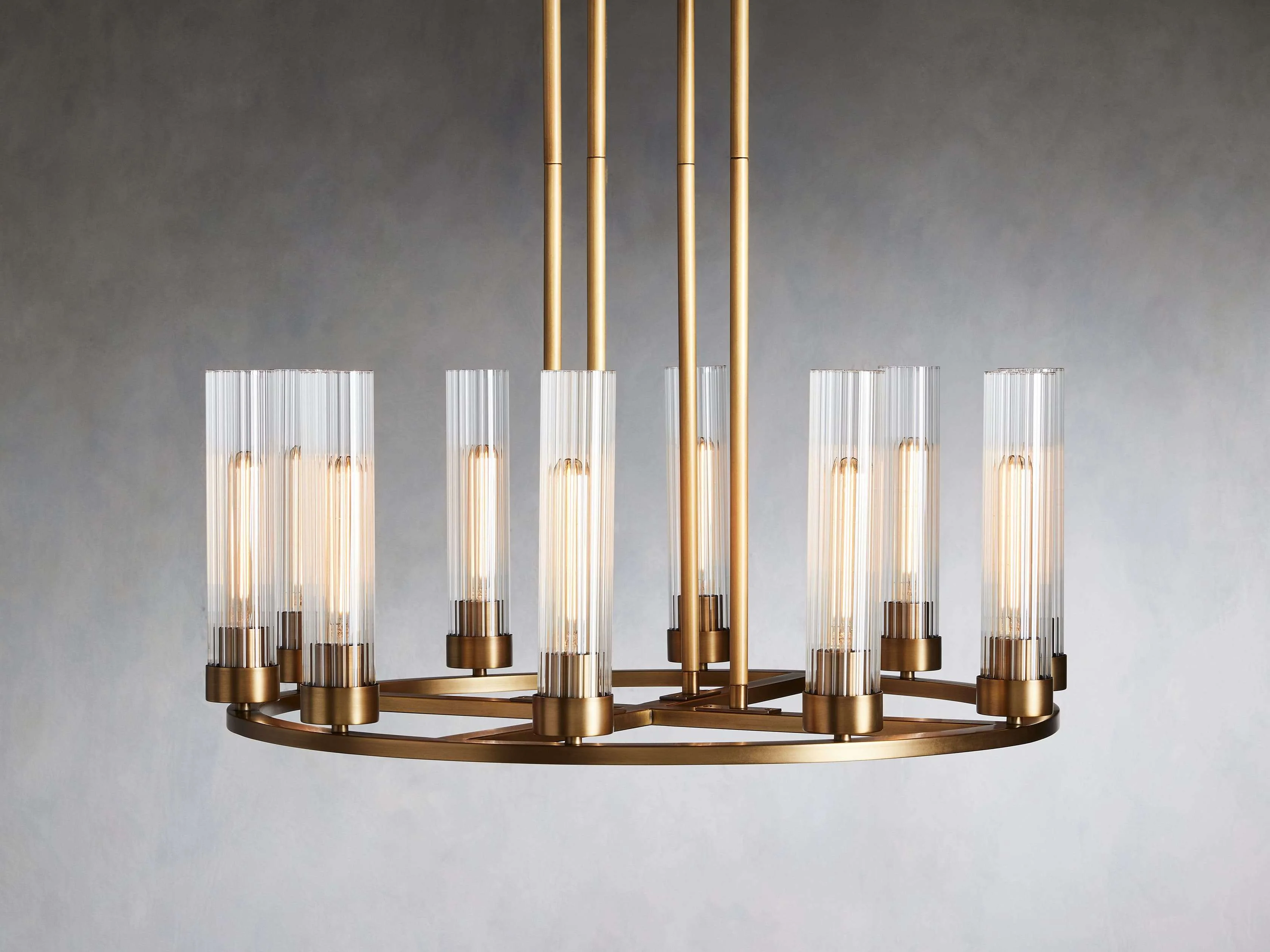 Andreas 10-Light Round Pendant Light Fixture - Image 3