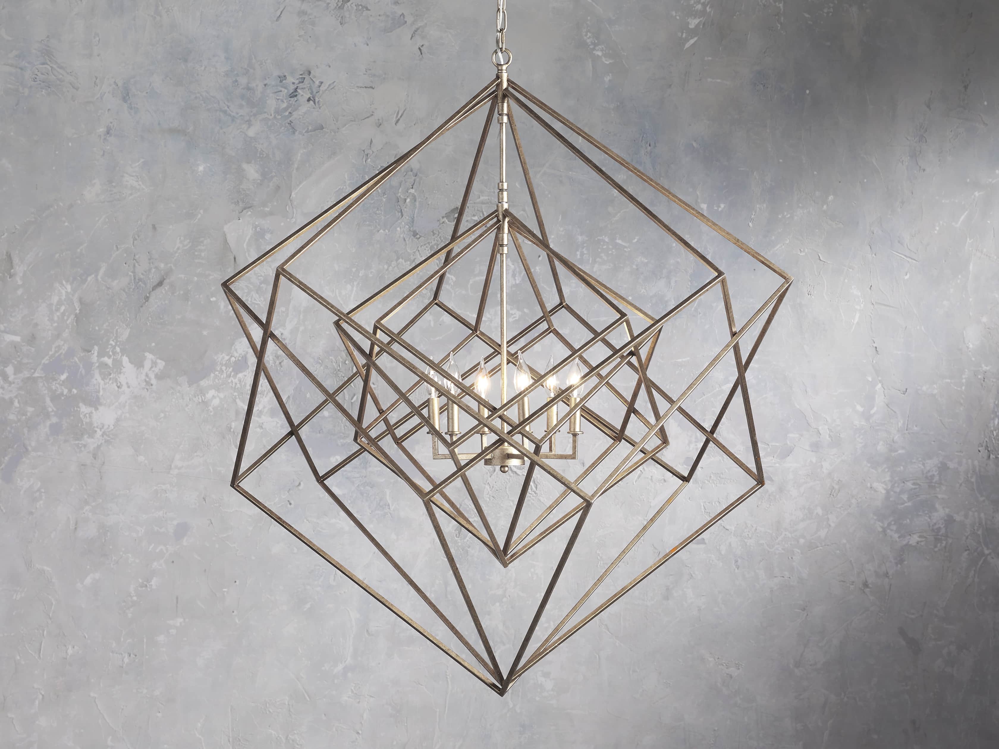 Crystal Geode Chandelier Lamp - Image 3