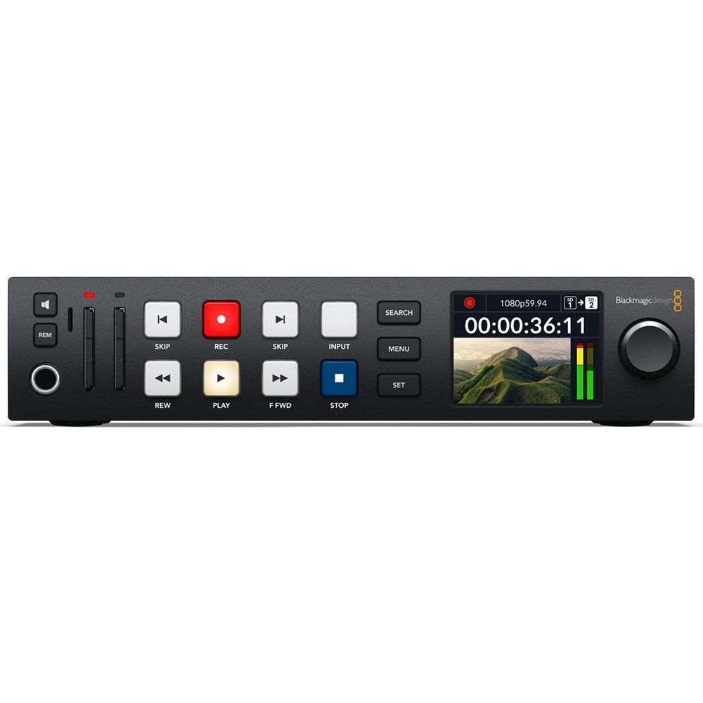 Blackmagic HyperDeck Studio HD Plus Video Recorder - Image 1