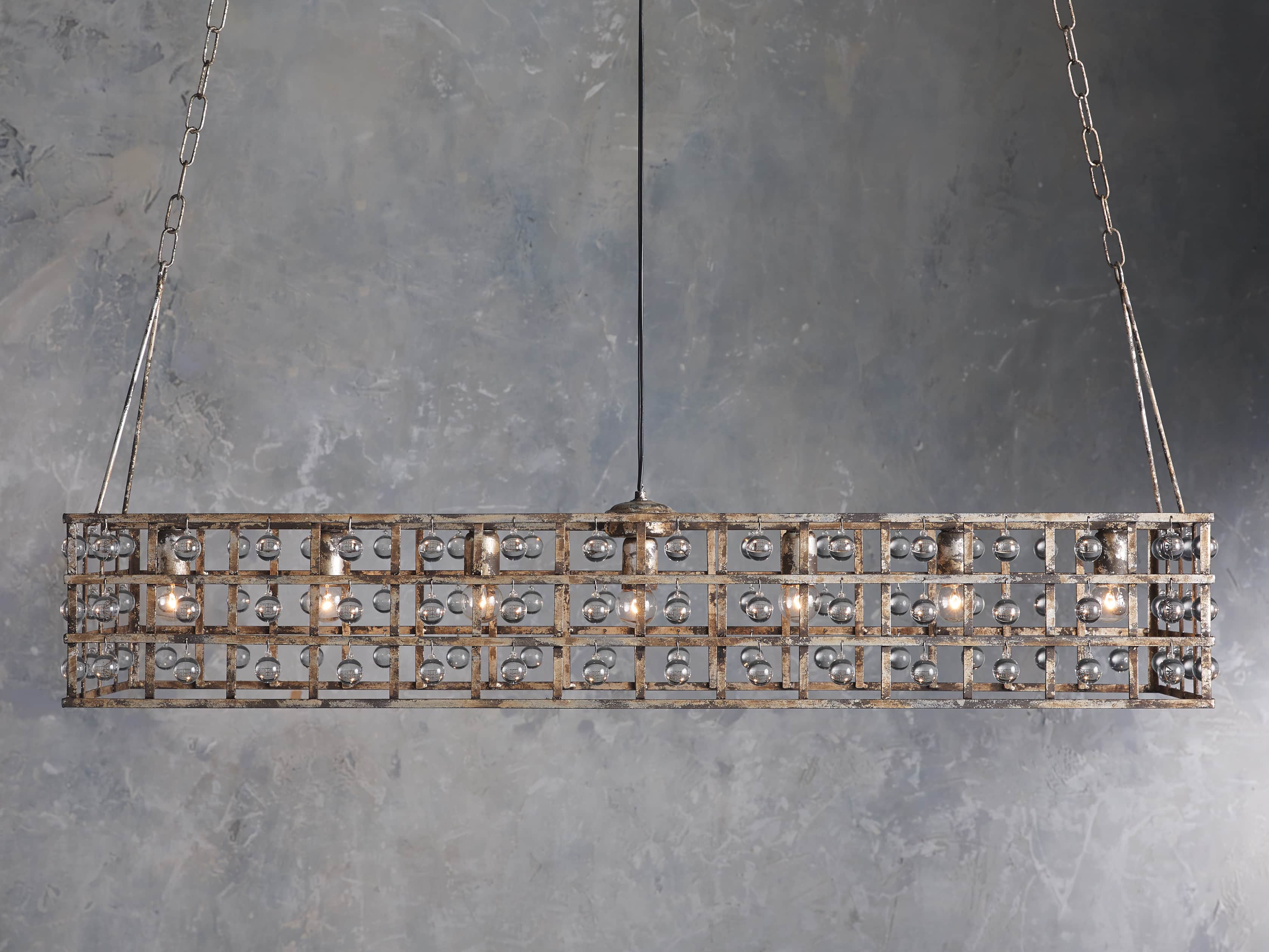 Rectangular Frame Chandelier Lamp - Image 2