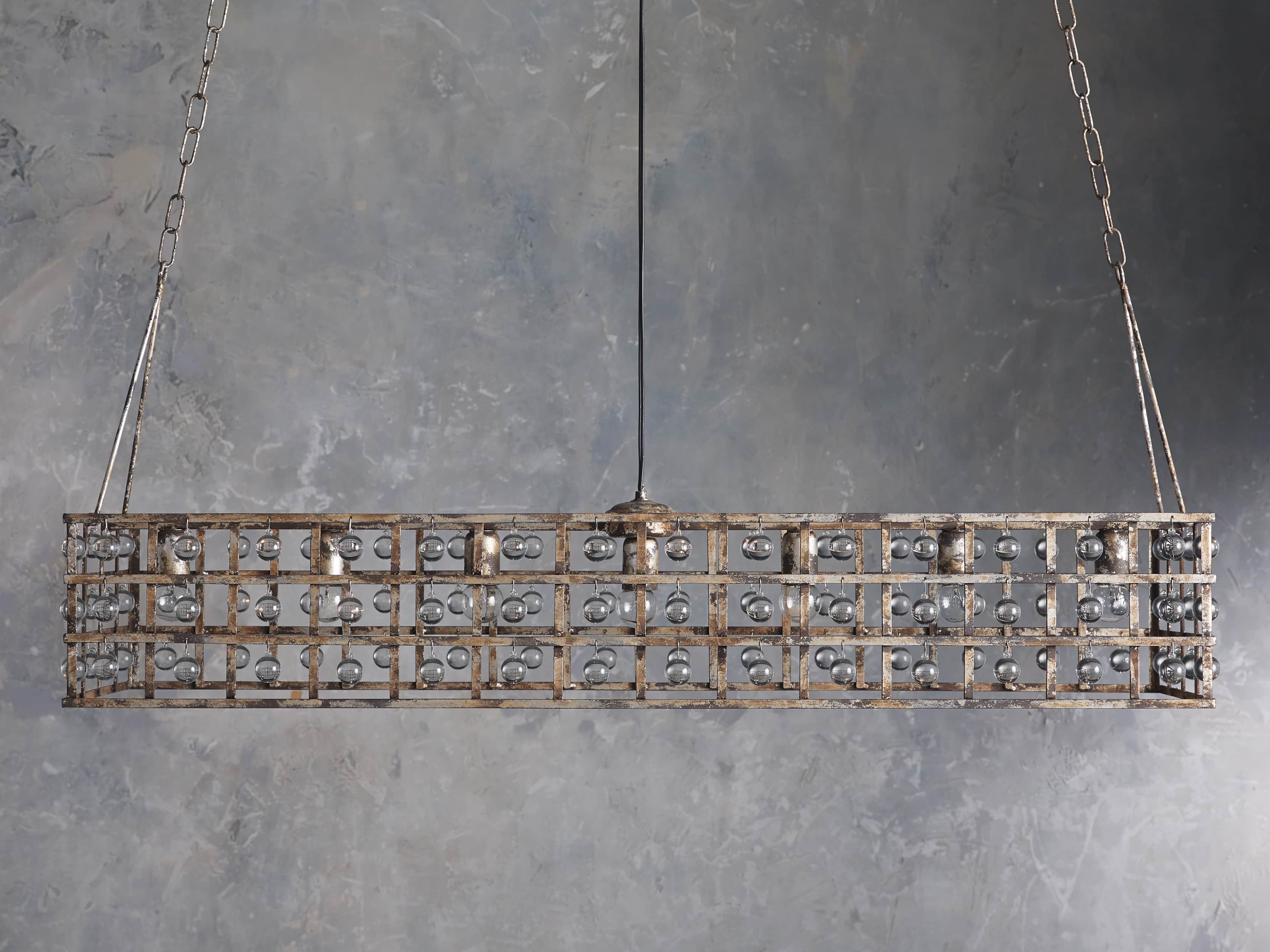 Rectangular Frame Chandelier Lamp - Image 3