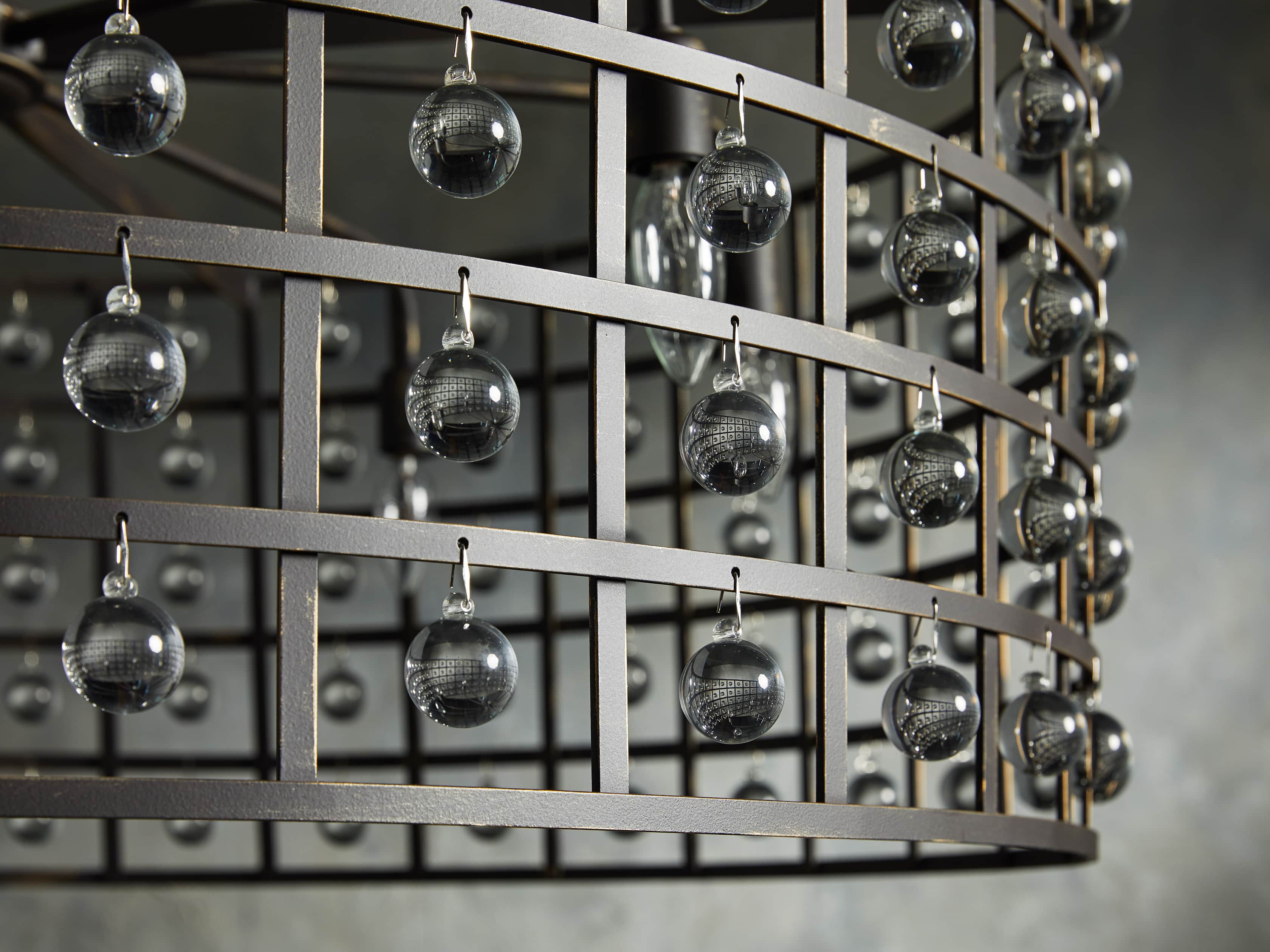 La Cage 8-Light Chandelier in Oil-Rubbed Bronze - Image 3