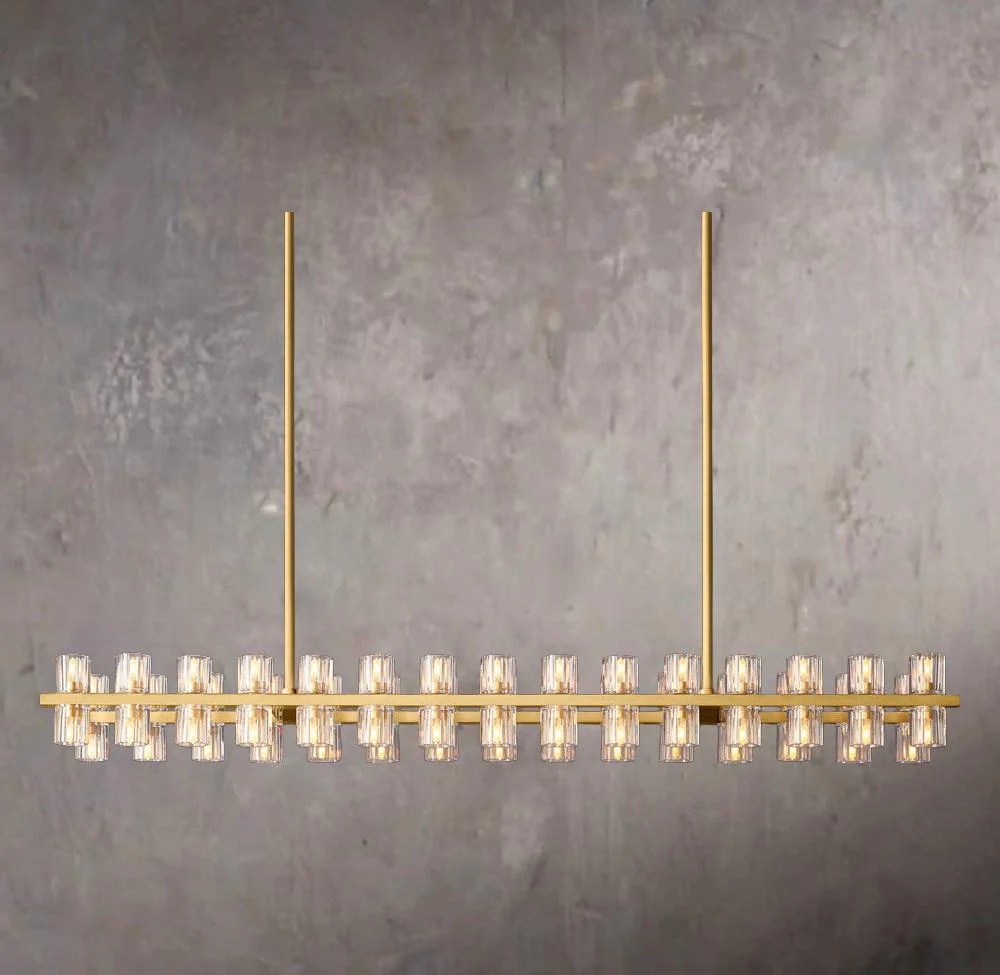 Arcachons LED Rectangular Chandelier 54″
