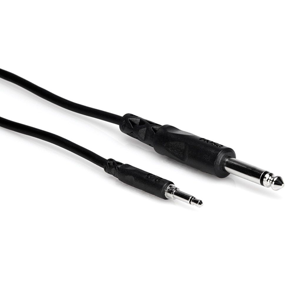 Hosa CMP-305 3.5mm TS to 1/4" TS Mono Interconnect Cable (5ft) (1.5m)