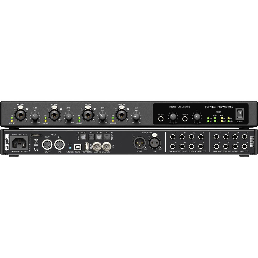 RME Fireface 802 FS 60-Channel USB Audio Interface (Anniversary Edition) - Image 1