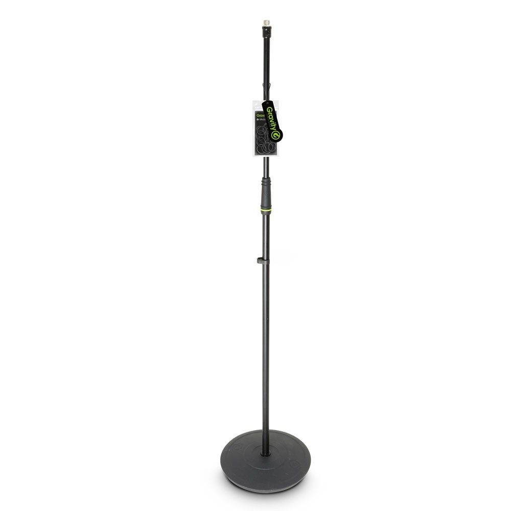 Gravity MS23 Straight Microphone Stand w/ Round Base - Image 1