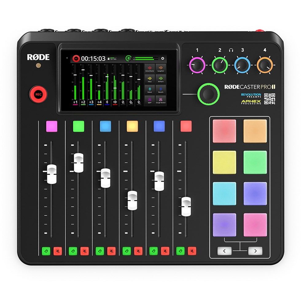 Rode RodeCaster Pro II Integrated Audio Production Studio w/ Aphex Processors - Image 1