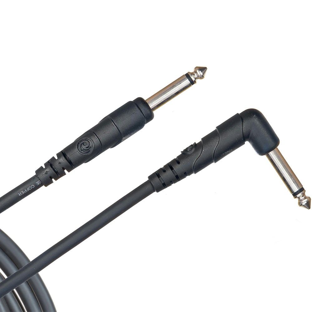 D'Addario Classic Series Right Angled Instrument Cable (10ft) - Image 1
