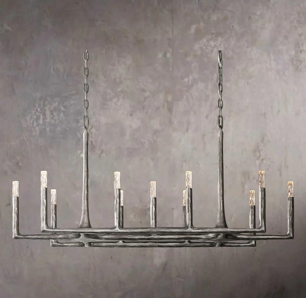 Thaddeuse Linear Ceiling Chandelier 54" - Image 2