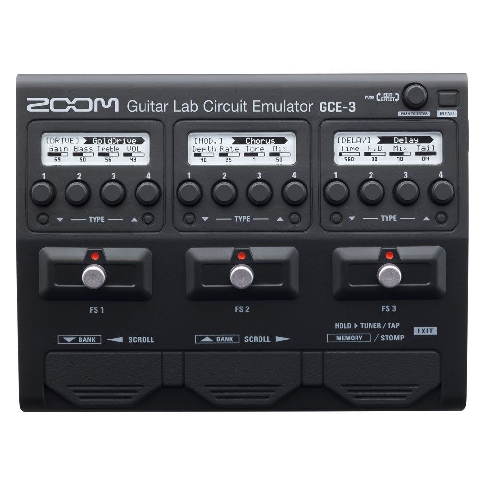 Zoom GCE-3 Guitar Lab Circuit Emulator USB Audio Interface w/ Guitar FX, Amps & Cabs - Image 1