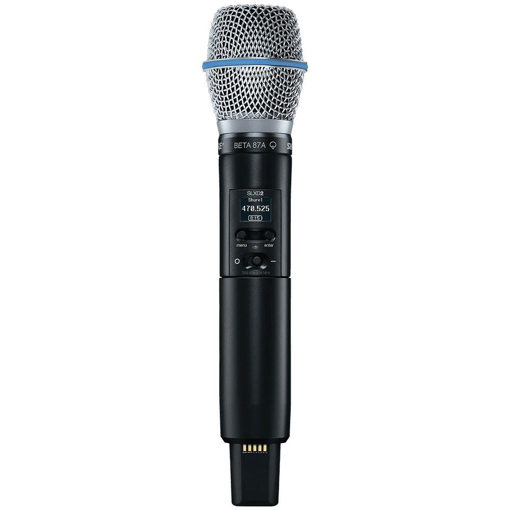 Shure SLXD2B87A Wireless Digital Transmitter Handheld SLXD2/ Beta 57a H57 Band - Image 1