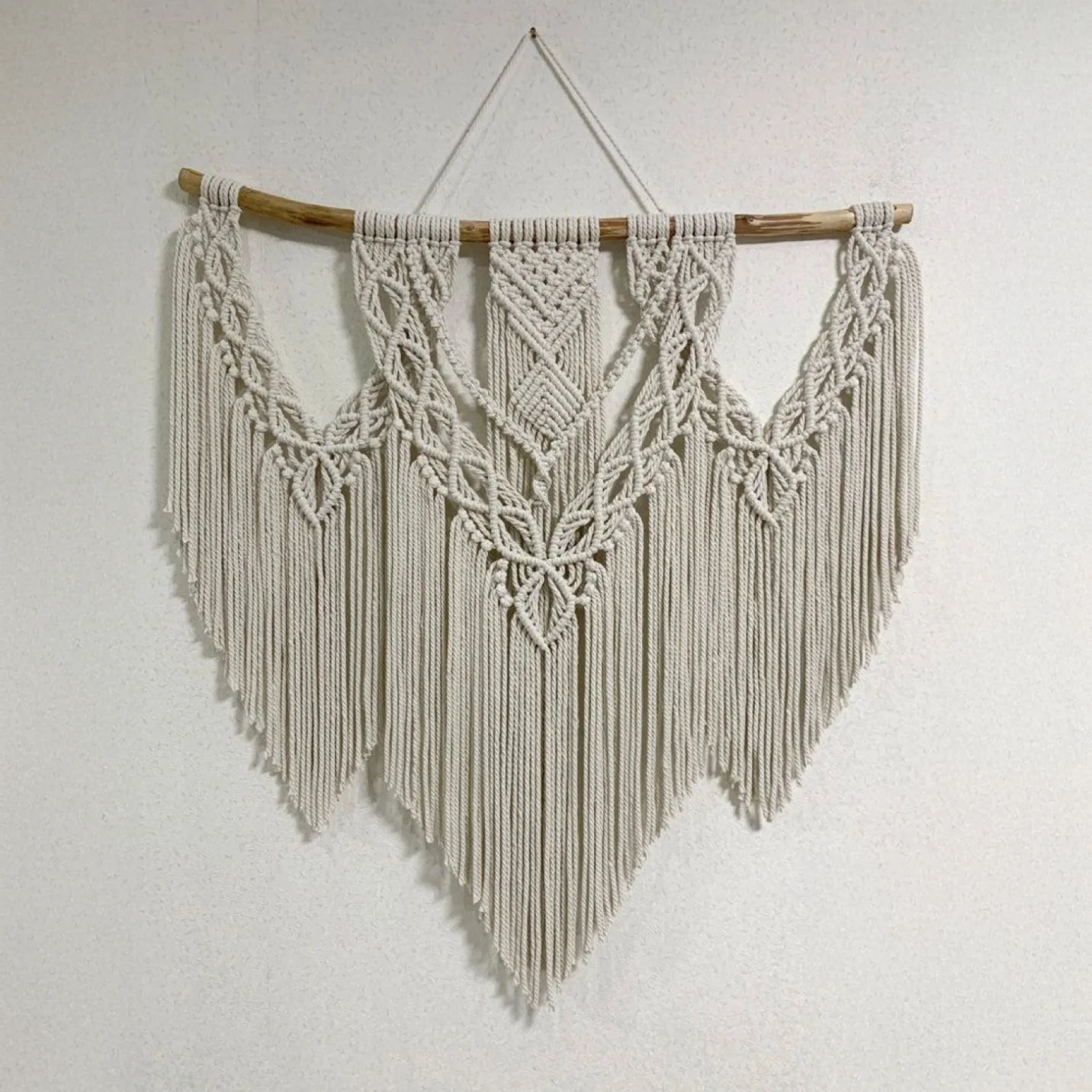 ديكور حائط مكرمية 100×100سم - BIRD6 - Image 1