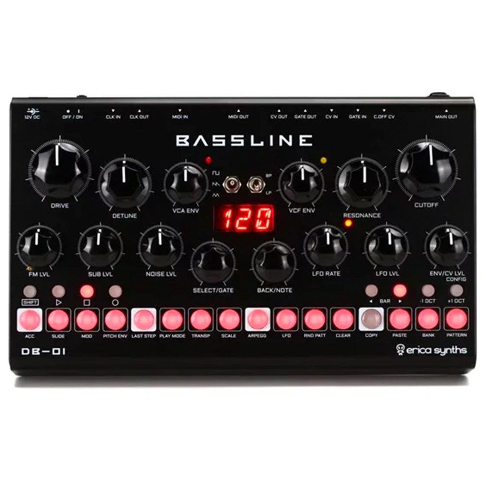 Erica Synths DB-01 Desktop Bassline Monophonic Synthesiser - Image 1