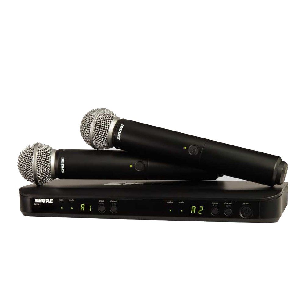 Shure BLX288 / SM58 Dual Wireless Mic System K14 - Image 1