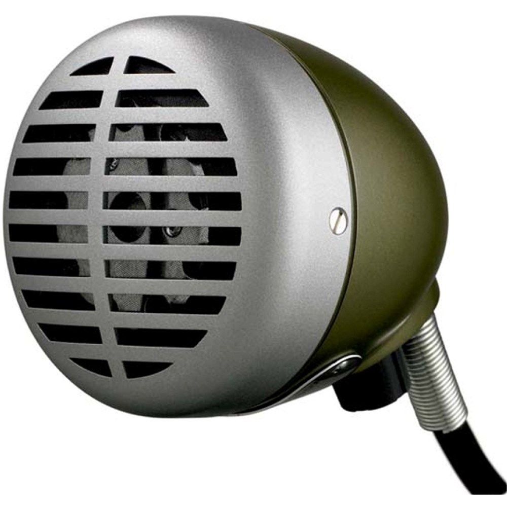 Shure 520DX Green Bullet Microphone for Harmonica - Image 1