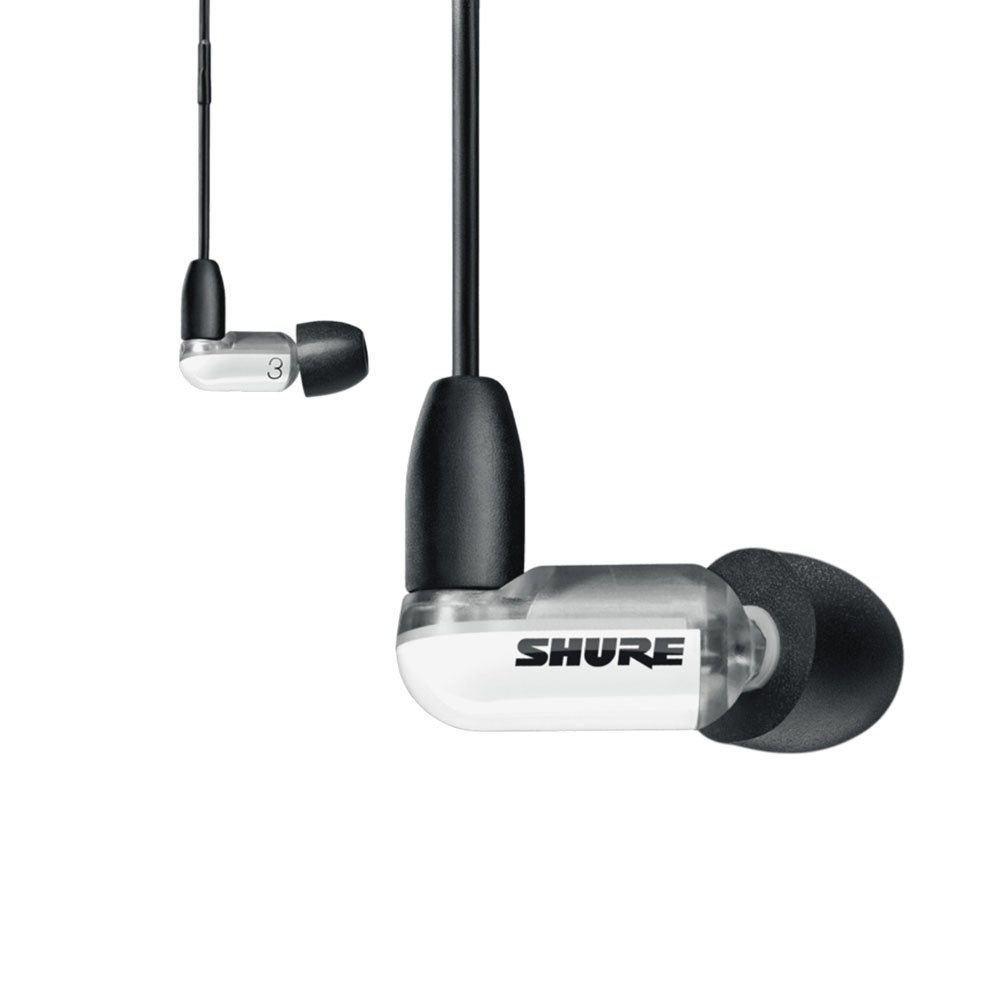 Shure Aonic 3 Sound Isolating Earphones w/ Universal Cable (White) - Image 1
