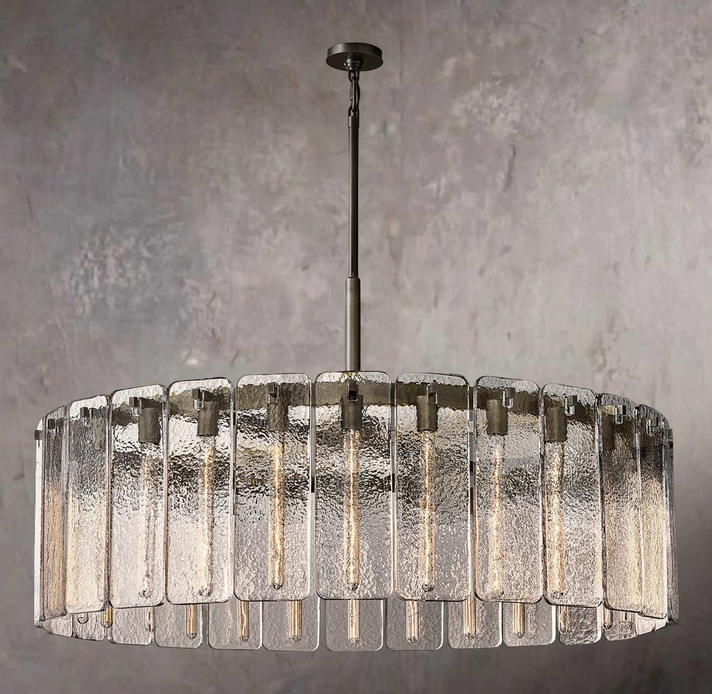 Calamette Circular Glass Chandelier 48" - Image 2