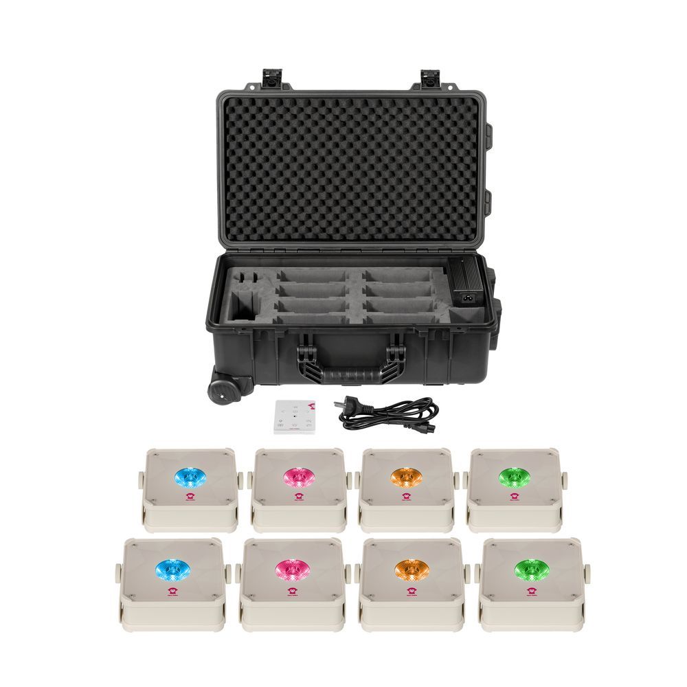 Ape Labs Apelight Mini V2 Tour Pack w/ 8x Compact Lights (Cream) inc Tour Box - Image 1